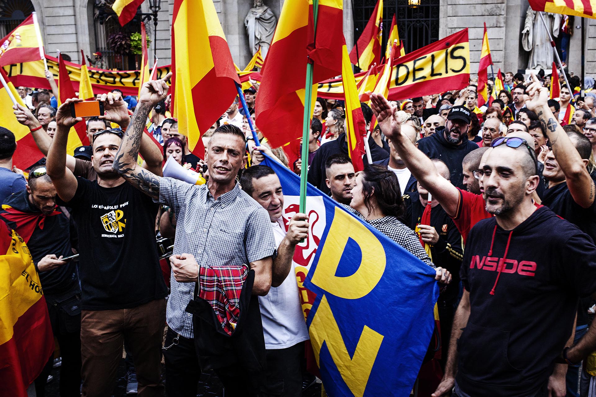 Unionist demonstration in Barcelona